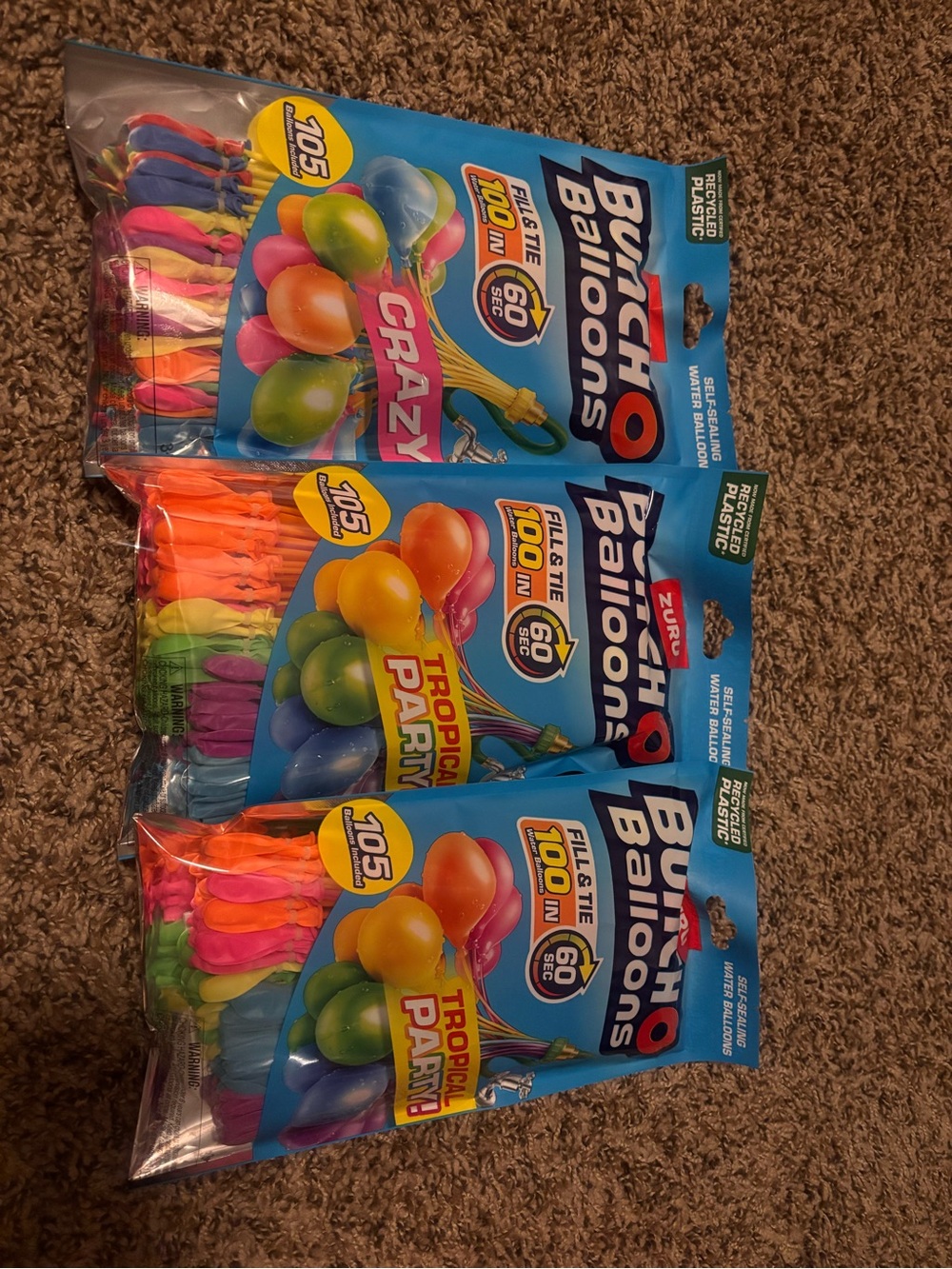 Bunch O Balloons Assorted Color Party Pack